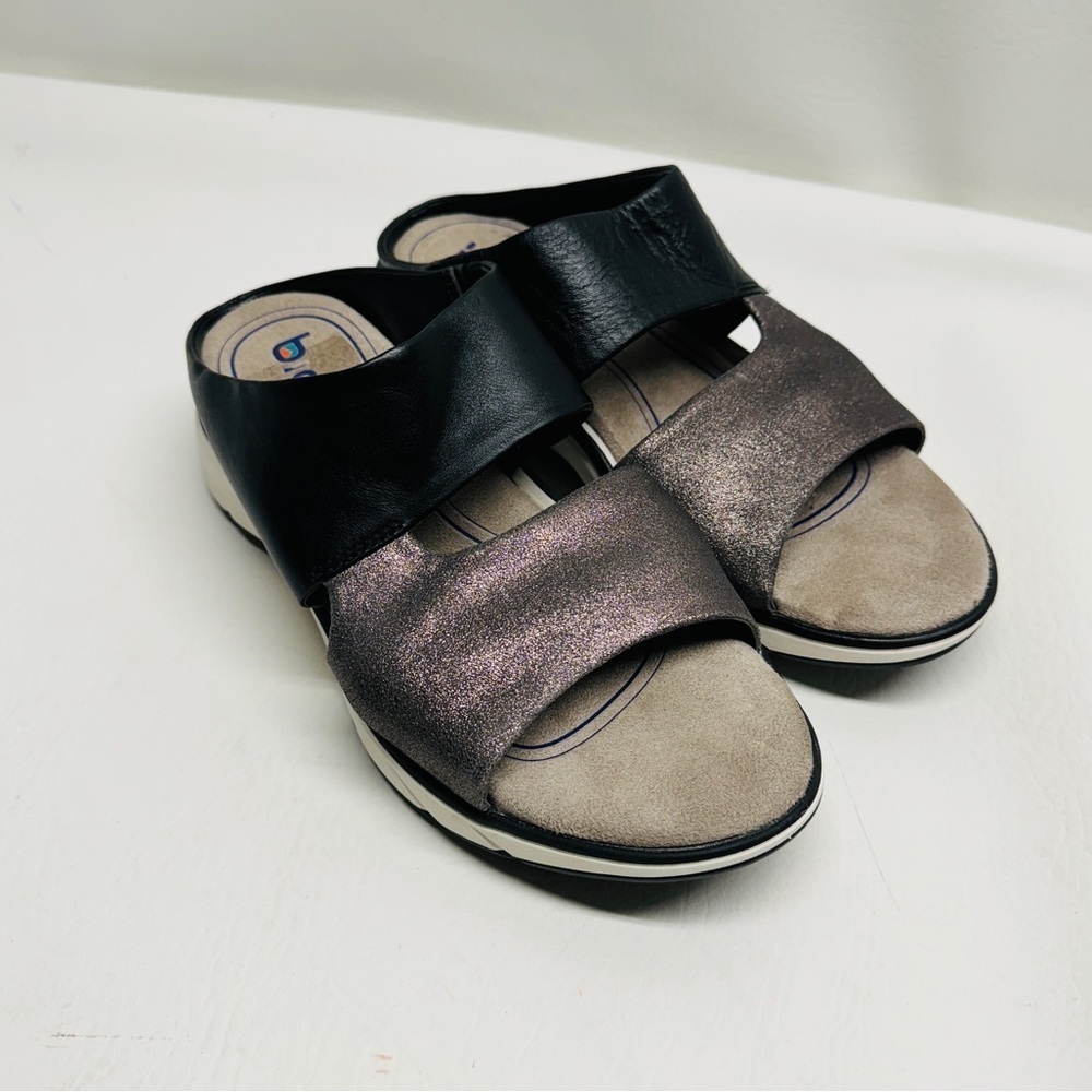 Bionica Airmont Pewter Irredescent Comfort Sandal size 8.5